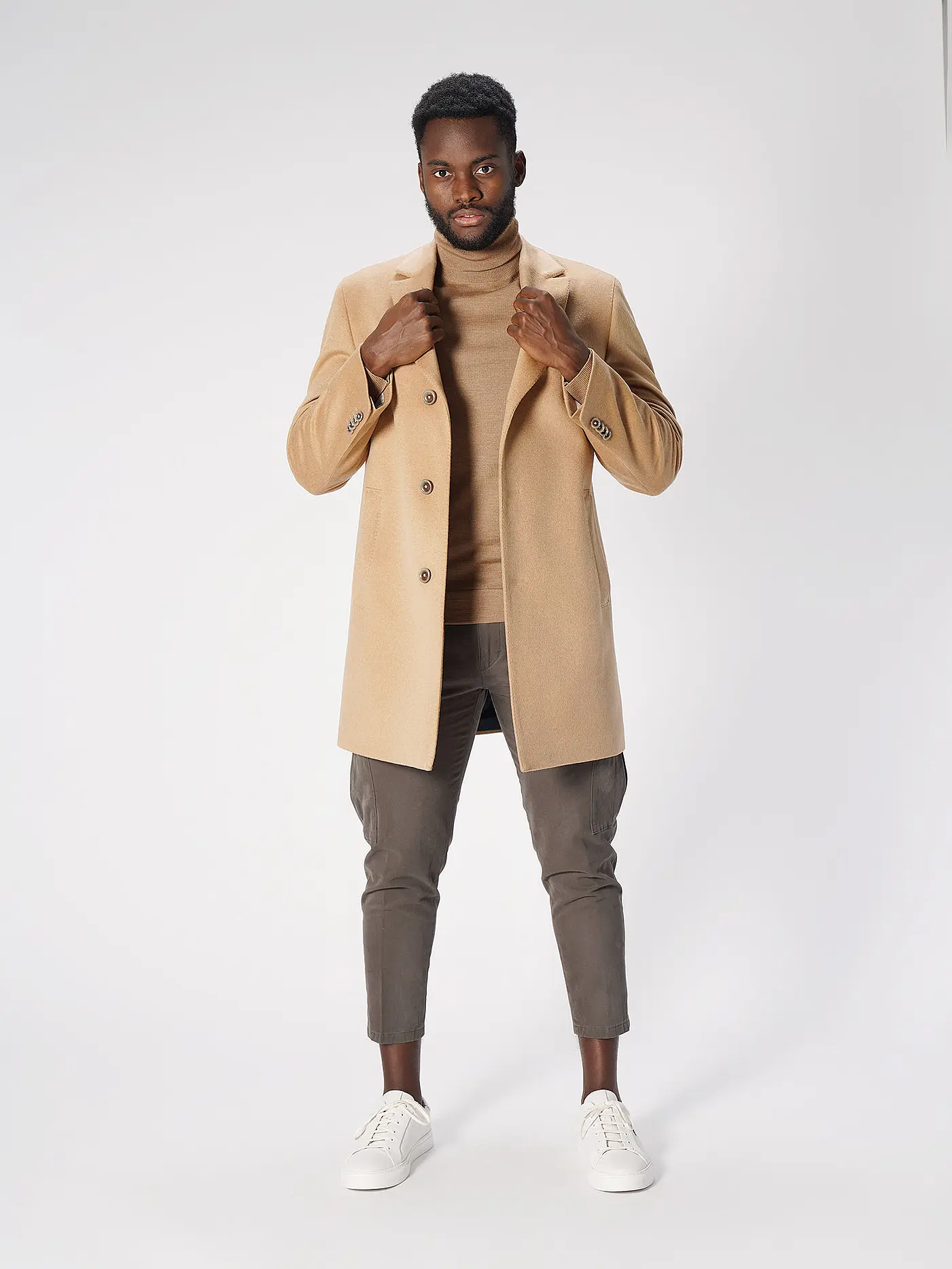 EDUARD DRESSLER | Kaschmirmantel RUBEN | camel